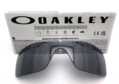 OAKLEY BATWOLF BLACK IRIDIUM POLARIZED AUTHENTIC REPLACEMENT LENS OO9101 NEW
