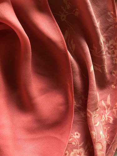 Womens Casual Corner Pink Silk lined faux wrap style Dress Size 8 - Picture 10 of 10
