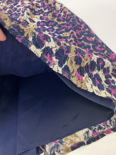 Vestido halter de encaje con estampado animal de leopardo Trina Turk Karin para mujer talla 2 - Imagen 9 de 9