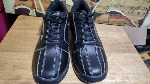 Brunswick Men's Black Leather Bowling Shoes Size 11 - Picture 2 of 4