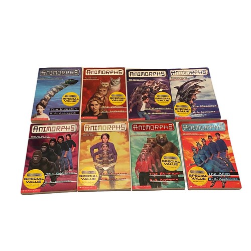 Vintage Lot of 8 Animorphs Paperback Books #1-8 K.A. Applegate Sci-Fi Fantasy - Imagen 2 de 11