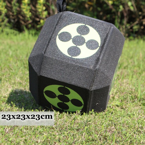 Archery Polyhedral Target 3D Arrow High Density Self Healing Foam Cube 23 x 23CM - Picture 2 of 13