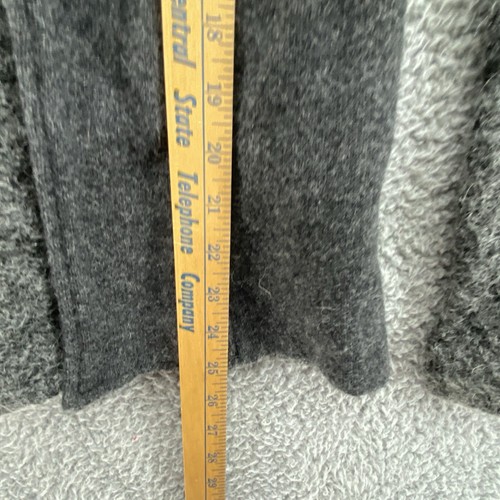 St. Ambecco Womens Sz S One Button Cardigan Sweater Gray Long Sleeve Wool Italy - Picture 5 of 7