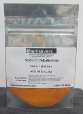 Sodium Cobaltnitrite, ACS, 99.72%, 25g