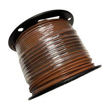 Alan Wire E83039 MTW THWN-2 THNN Brown Wire 12 AWG 500' Long 12 lbs 4.8oz