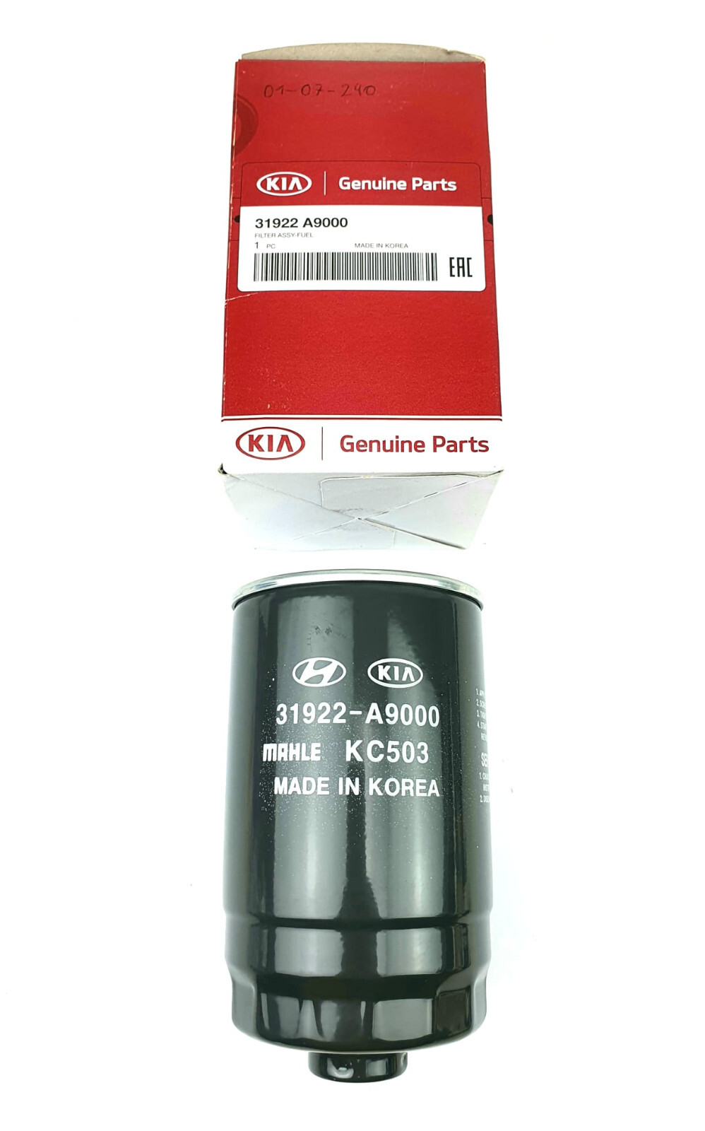 Original Kia 31922 A9000 fuel filter diesel filter Carens, Optima