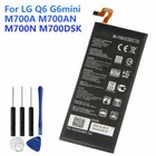 Batterie de remplacement BL-T33 pour LG Q6 G6mini M700A M700AN M700DSK M700N 3000 mAh