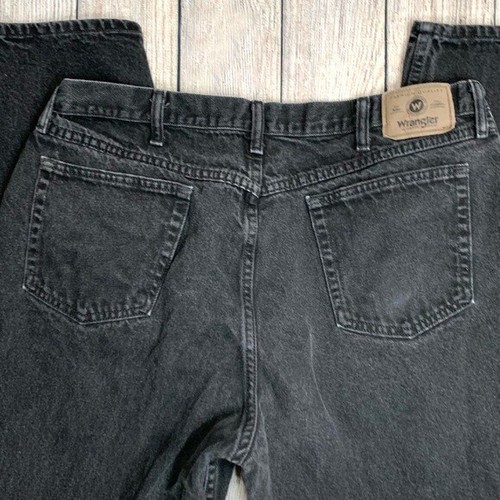 Vintage Wrangler Mens Black Relaxed Fit Jeans Size 40 - Picture 6 of 8