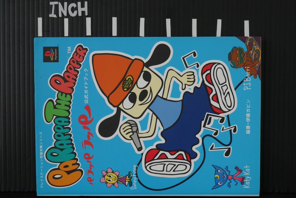 PaRappa the Rapper - Official Game Guide Book With Sticker