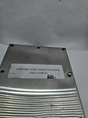CARDINAL LOAD FLOOR SCALE STAINLESS STEEL JUNCTION BOX 3502-C208-2A - Picture 2 of 4