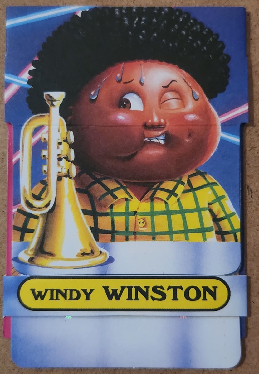 WINDY WINSTON POP-UP BOOKLET CARD REFRACTOR GARBAGE PAIL KIDS SP
