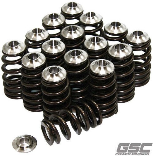 For 4B11T EVO X - GSC P-D Beehive Valve Springs w/Ti Retainer Kit