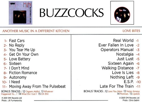 BUZZCOCKS / 2 INDIVIDUALS IN 1 BOXSET / ANOTHER MUSIC IN A DI - Picture 2 of 2