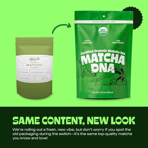 MatchaDNA Bio kulinarisches Matcha Grüntee Pulver 16 Oz. - Bild 2 von 9