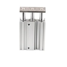 New SMC MGQM16-50 Compact Guide Cylinder 16mm Slide Bearing Double Acting