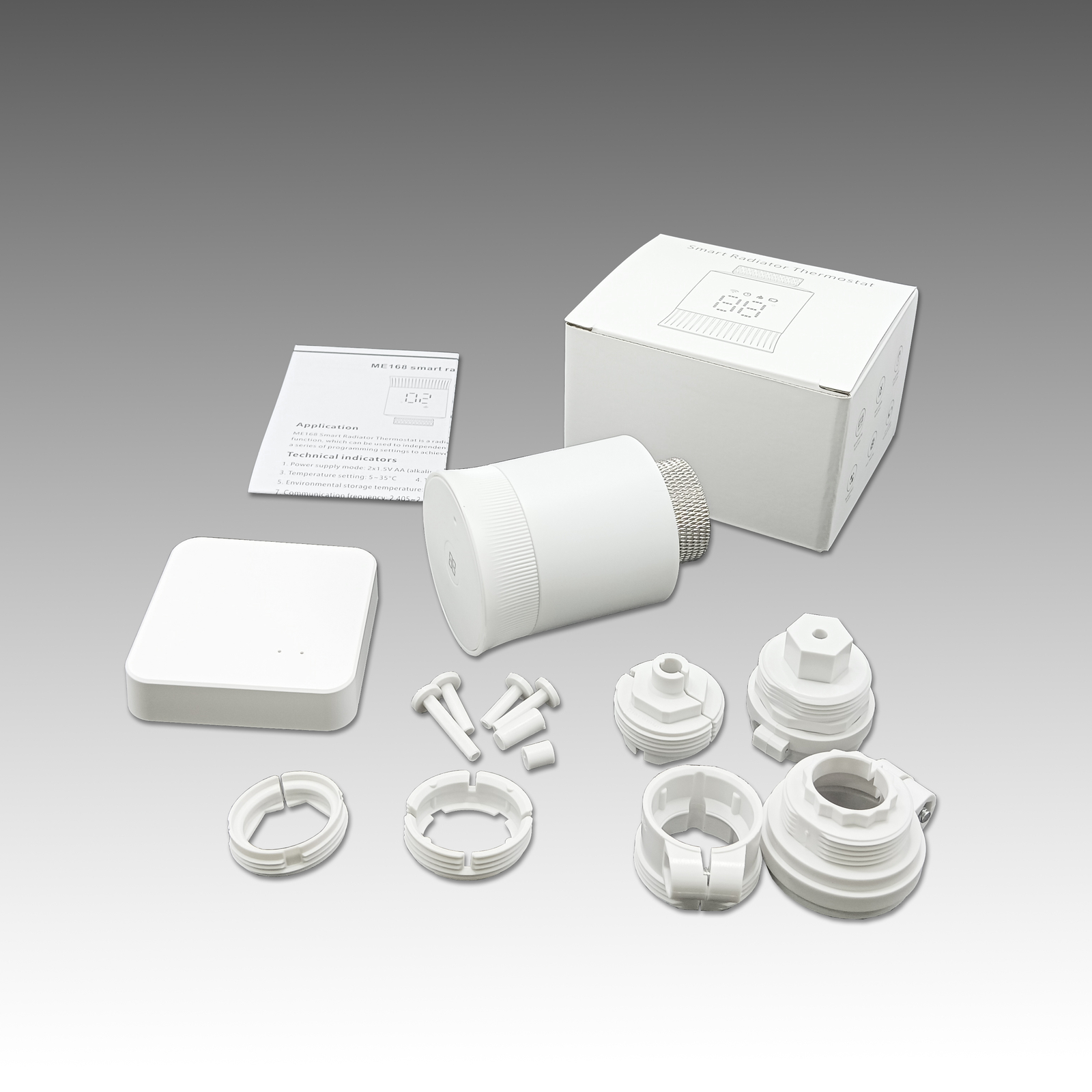 8XZigbee Heizkörperthermostat Smart,Thermostat Heizung Digital,Programmierbarer