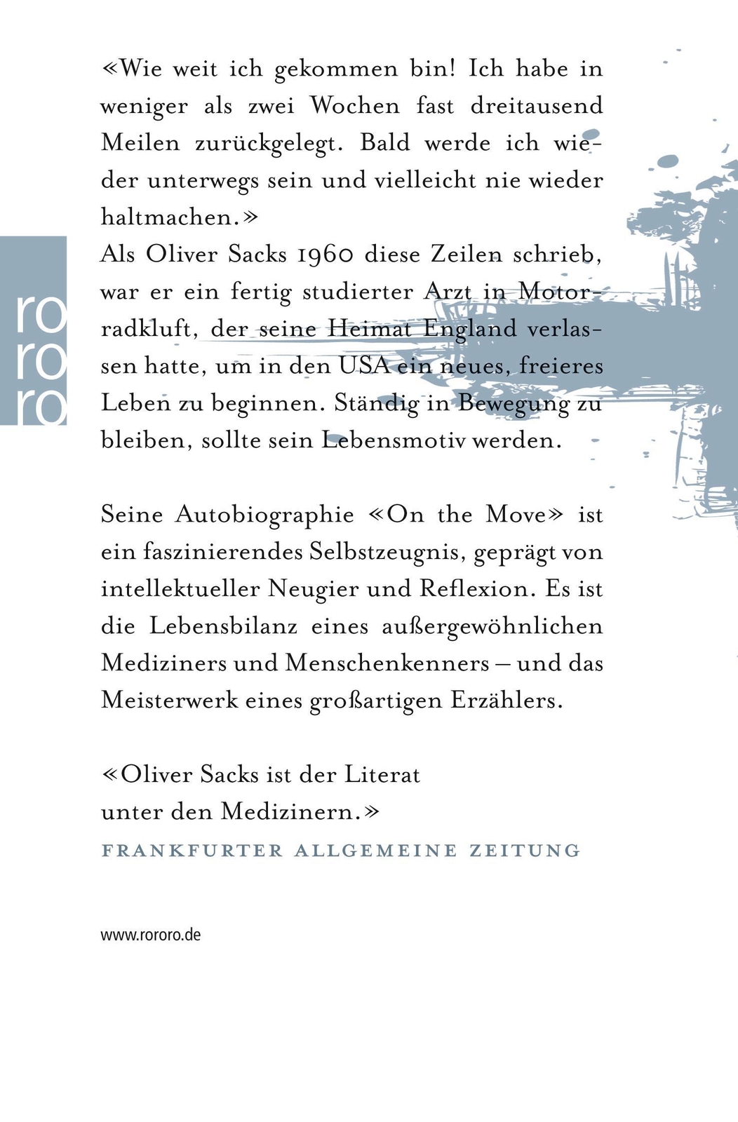 Thumbnail - On The Move | Mein Leben | Oliver Sacks | Deutsch | Taschenbuch | 480