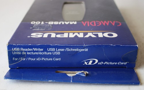 2003 OLYMPUS CAMEDIA MAUSB-100 USB READER WRITER FOR xD PICTURE CARD NEW ! - Picture 5 of 8