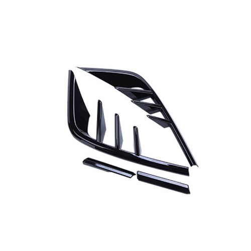 For Toyota Avalon 2019-2022 Black Front Bumper Both Side Air Inlet Eyelids Trim - Picture 8 of 8