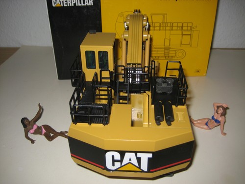 CATERPILLAR 5130 BAGGER HOCHLÖFFEL RAUPEN #391.1 NZG 1:50 OVP - Picture 3 of 4