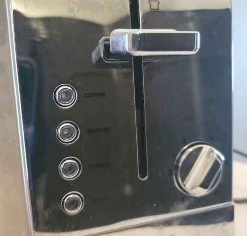 Krups Chrome Toaster 2 Slice 3 Function Working - Picture 6 of 7