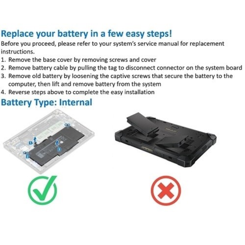 Genuine DELL Inspiron 5593, 5598, 7586 Laptop 42Wh Battery - 100% New & Original - Picture 4 of 4