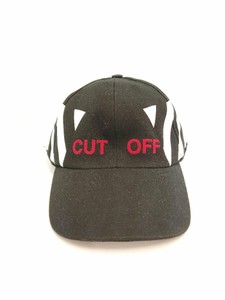 Off White 16aw Cut Off Cap Cut Off Cap Cotton Black Cotton From Japan 293 Ebay