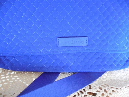Vera Bradley Mikrofaser Turnabout Crossbody royalblau romantisch Paisley neu mit Etikett $ 90 - Bild 11 von 12