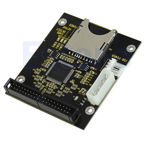 NEW HOT SD To 3.5" 40Pin Male IDE Hard Disk Drive Adapter Card 3.5 IDE