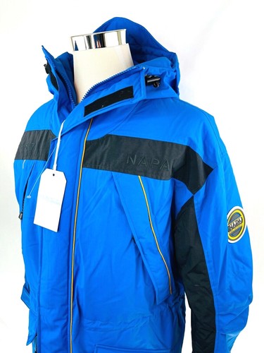 Napapijri Epoch 1 Princess Azul Aislado Esquí Chaqueta Parka Hombre S/M/L Nwt - Imagen 3 de 7