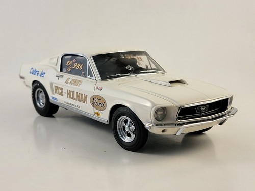 Danbury Mint / GMP 1968 Ford Mustang Cobra Jet "AL JONIEC'S" LE 1:24 L@@K - Picture 2 of 22