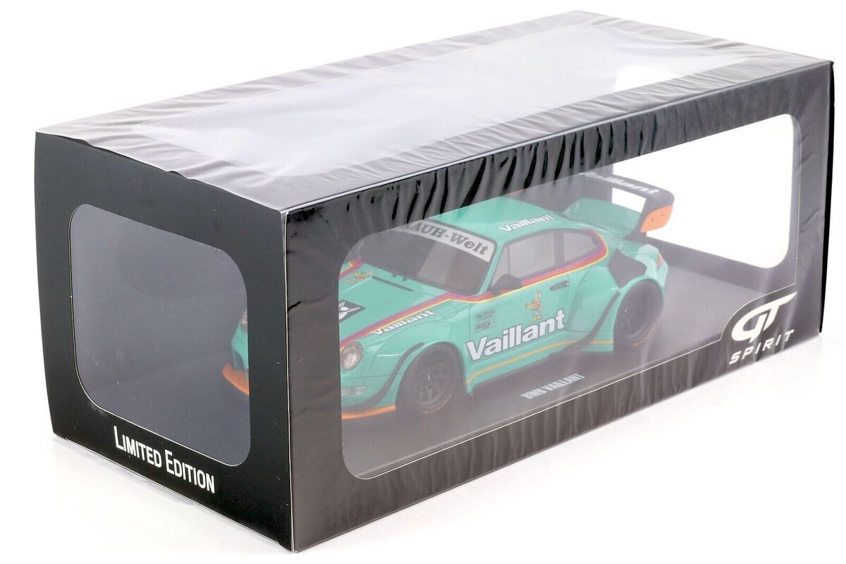 Porsche 911 (993) RWB Vaillant Livery Green 2023 1/18 Scale Porsche 911 (993) RWB Vaillant Livery Green 2023 1/18 Scale