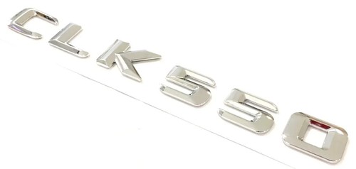 CHROME CLK550 REPLACEMENT FOR MERCEDES REAR TRUNK EMBLEM BADGE NAMEPLAT DECAL# - Bild 2 von 2