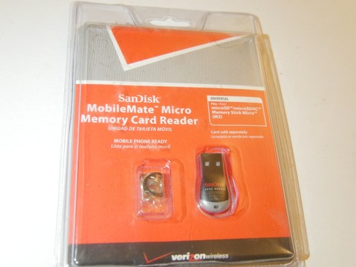 SanDisk MobileMate Micro Memory Card Reader SSDR-121S-V11M. New/Sealed - 第 4/4 張圖片