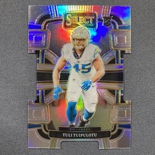 2023 Panini Select TULI TUIPULOTU Rookie HOLO Prizm DIE-CUT RC #53 NFL CHARGERS