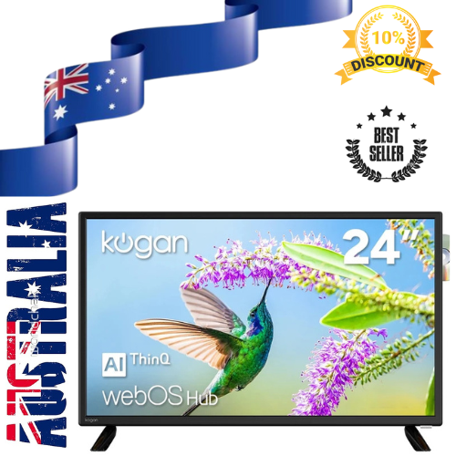 Kogan 24" LED WebOS ThinQ AI Smart TV & DVD Combo - D96S, 24 Inch, TVs, TV & - Picture 1 of 4