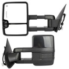 Tow Mirrors For 14-17 GMC Sierra Chevy Silverado 1500 4-Door V6 V8 FLEX GAS OHV
