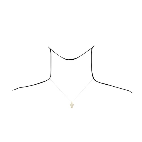 Massiver 10K Gelbgold Micro Pave Set CZ Blase Initiale Anhänger A-Z - Bild 3 von 6