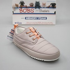 Bobs Skechers Ladies 9.5 Drift Estatic Puffs Taupe Slippers House Shoes - 114321