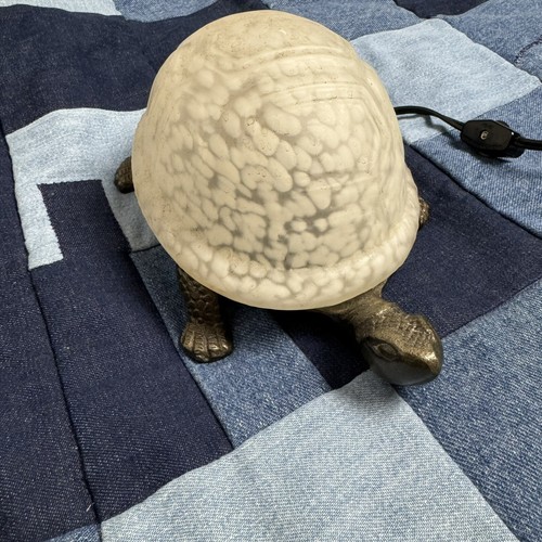 Turtle Art Glass Accent Lamp - Picture 5 of 7
