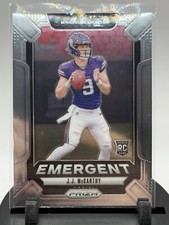 2024 Panini Prizm - Emergent Silver Prizm #19 J.J. McCarthy (RC)