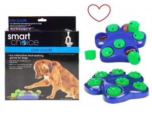 Dog Toy Paw Puzzle Hide Treats Bowl Interactive Game Food