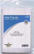 Design Works Gold Quality Aida 14 Count 20"X30"-Sparkle (Pack of 1)
