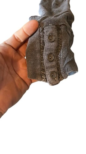 Lucky Brand Women’s Grey Long Sleeve Embroidered Blouse Top - Picture 6 of 6
