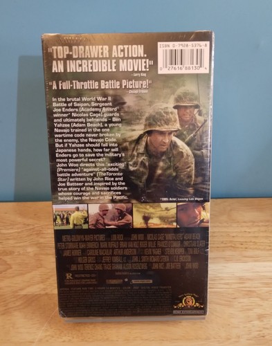 WINDTALKERS (VHS, 2002) Nicolas Cage - New FACTORY SEALED Watermarks - Picture 2 of 3