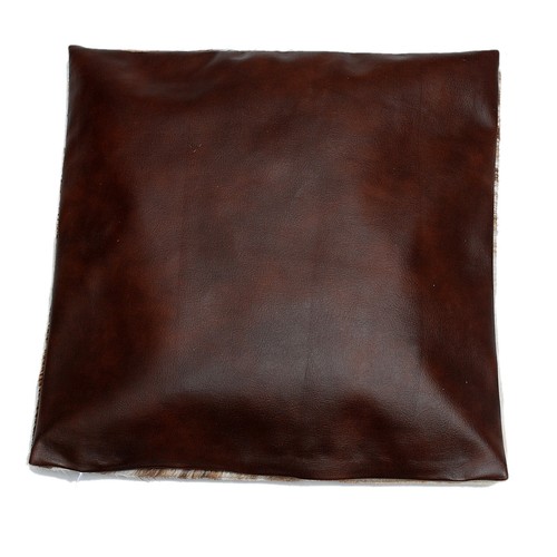 Luxurious Brown & White Cowhide Pillow Cover – Reversible & Unique Design - Bild 8 von 9