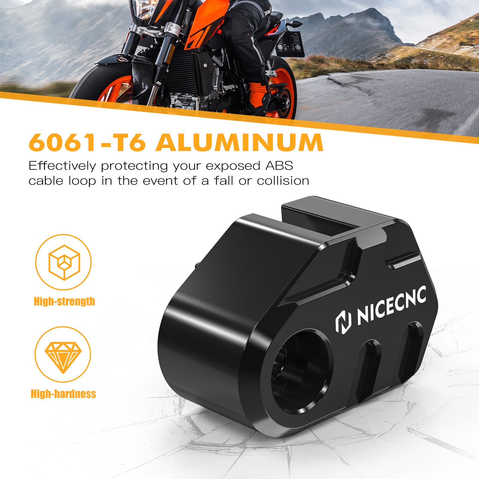 NiceCNC ABS-Kabelschutzabdeckung Für KTM 690 Enduro R Husqvarna 701 Enduro 16-22