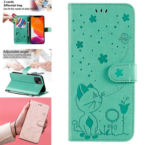 For iPhone 15 Pro Max 14 13 12 11 Pro Flip Wallet Card Holder Leather Case Cover - Picture 19 of 38