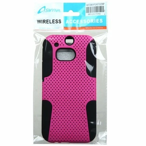 Capa protetora de telefone Asmyna HTC One M8 Astronoot rosa quente/preta - Imagem 2 de 2