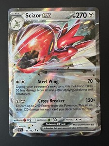 Scizor EX 111/162 Double Rare Holo | 2024 Temporal Forces | NM